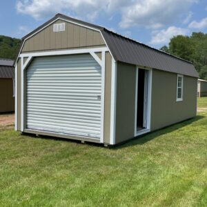 12' x 28' Lofted Barn With 9' Garage