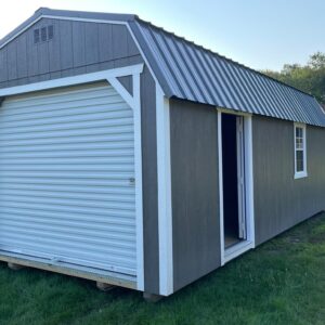 12' x 24' Lofted Barn With 6'3" Walls